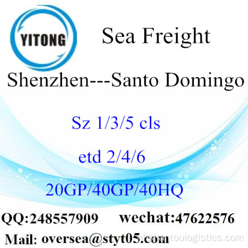 Shenzhen Haven Zee Vrachtvervoer Naar Santo Domingo